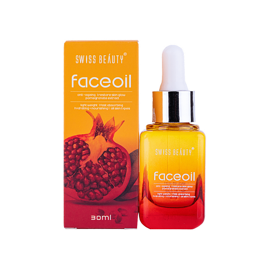 Swiss Beauty Anti-Ageing Face Oil - With Pomegranate Extract