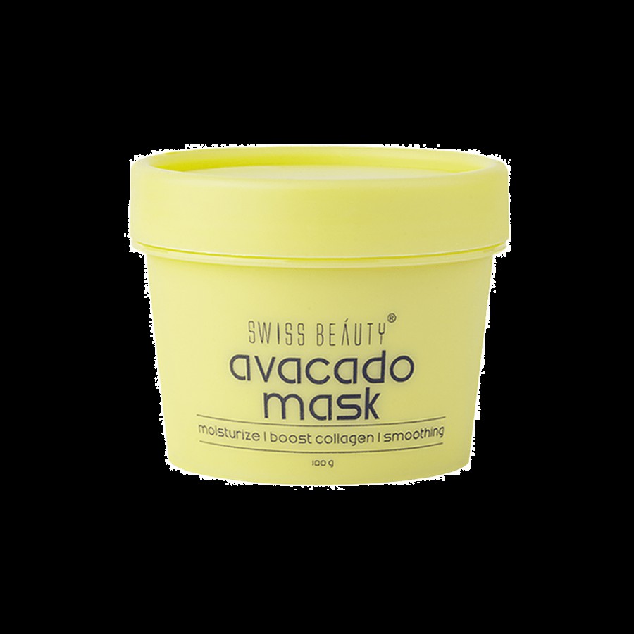 Swiss Beauty Avacado Clay Face Mask - Boosts Collagen