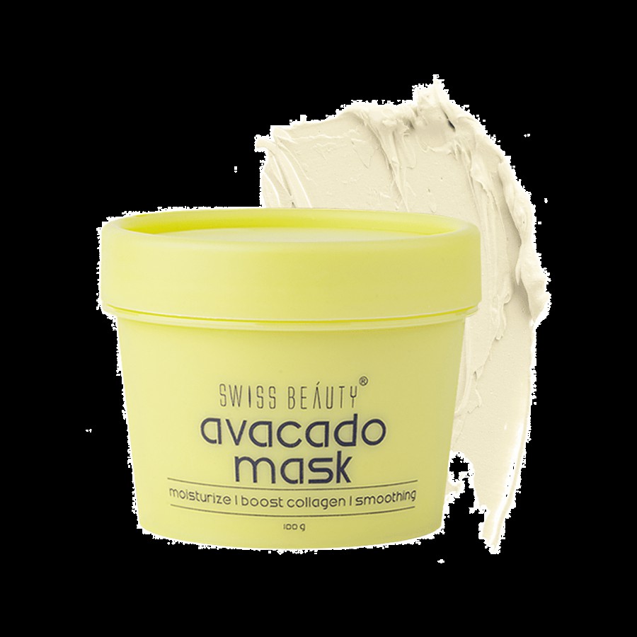 Swiss Beauty Avacado Clay Face Mask - Boosts Collagen