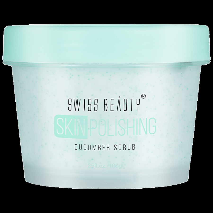 Swiss Beauty Skin Polishing Cucumber Face Scrub - Exfoliating