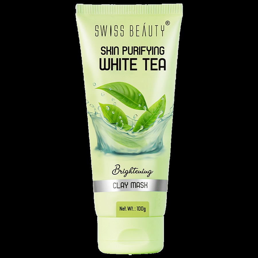 Swiss Beauty Skin Purifying White Tea Brightening Clay Mask - Hydrating