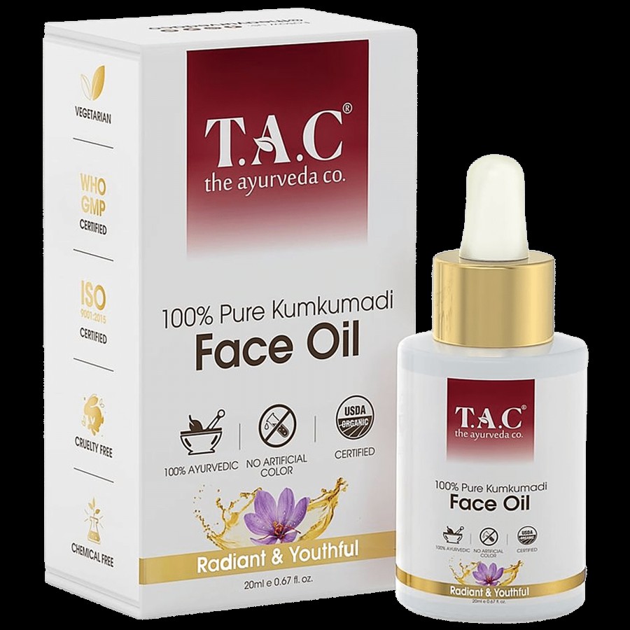 TAC - The Ayurveda Co. 100% Pure Kumkumadi Face Oil