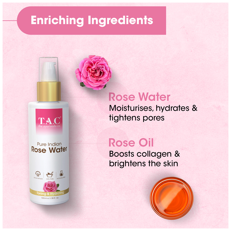 TAC - The Ayurveda Co. Pure Indian Rose Water