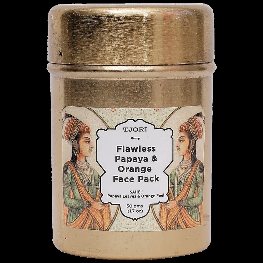 TJORI Flawless Papaya & Orange Face Pack