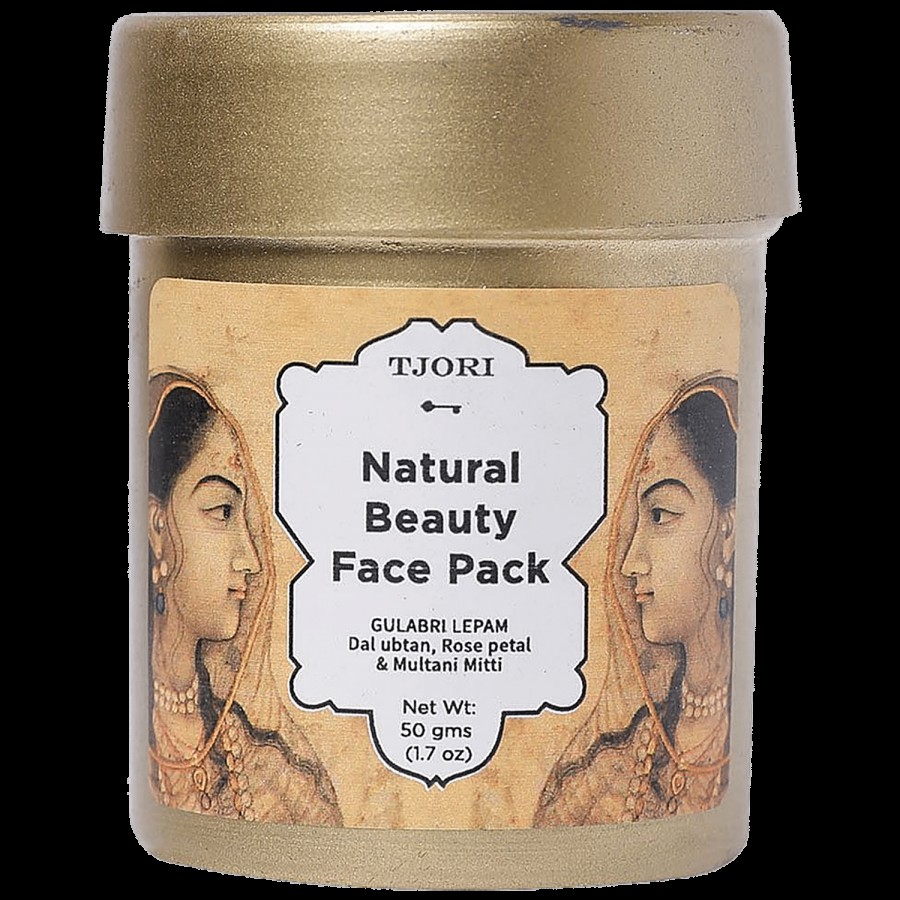 TJORI Natural Beauty Multani Mitti & Rose Face Pack