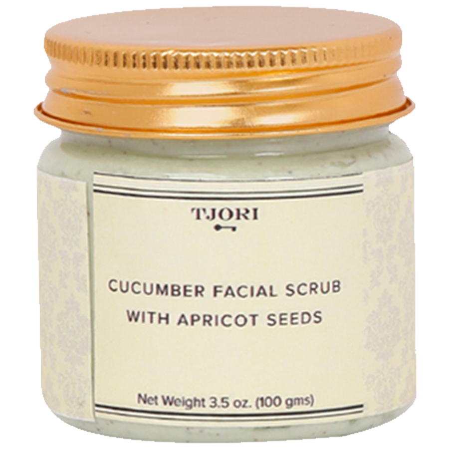 TJORI Soothing Cucumber Facial Scrub With Apricot Seeds