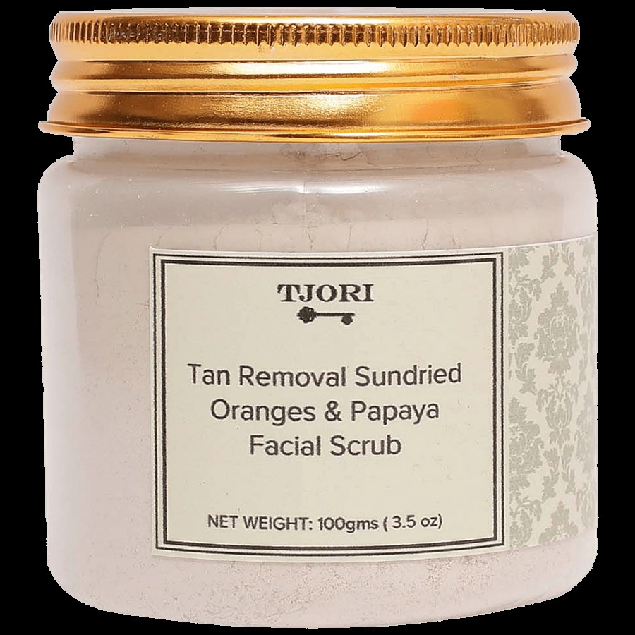 TJORI Tan Removal Sundried Oranges & Papaya Facial Scrub