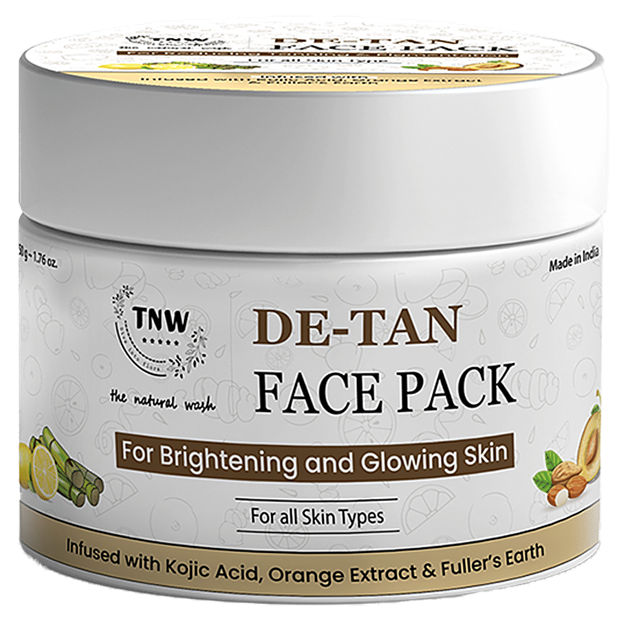 TNW-The Natural Wash D-Tan Face Pack - Effective Tan Removal With Orange Extract