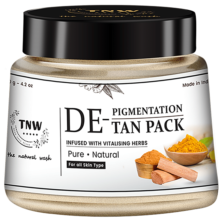 TNW-The Natural Wash De-Pigmentation Tan Pack - Infused With Vitalising Herbs