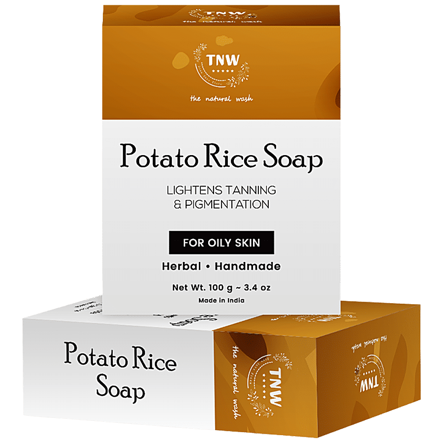 TNW-The Natural Wash Potato Rice Soap - Herbal