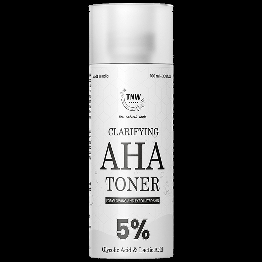 TNW-The Natural Wash Clarifying AHA Toner - 5% Glycolic Acid & Lactic Acid