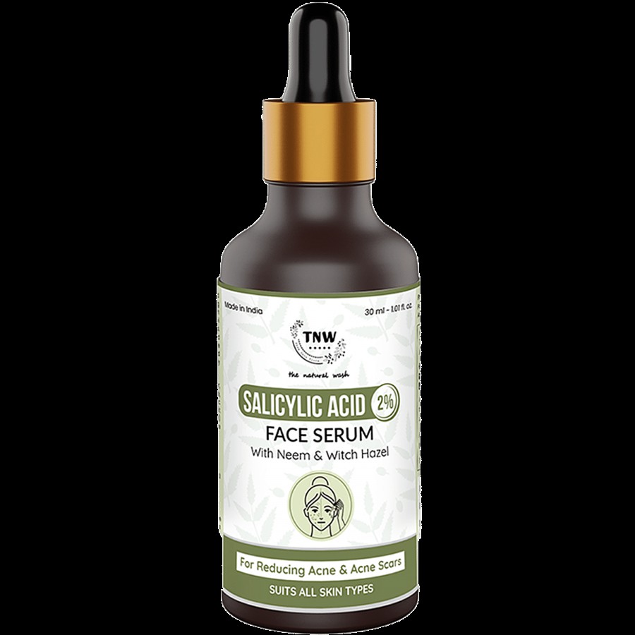 TNW-The Natural Wash Salicylic Acid Serum - With Neem. Reduces Acne & Scars