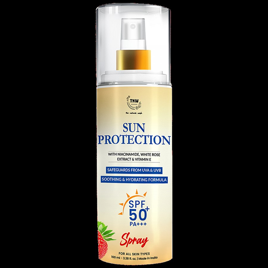 TNW-The Natural Wash Sun Protection SPF 50 Spray - Soothing & Hydrating Formula