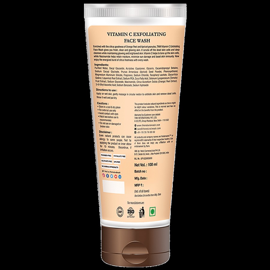 TNW-The Natural Wash Vitamin C Exfoliating Face Wash - Pure