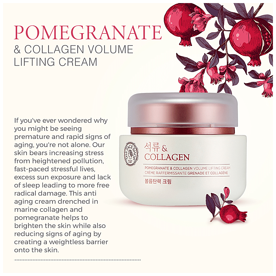 The Face Shop Volume Lifting Cream - Pomegranate & Collagen