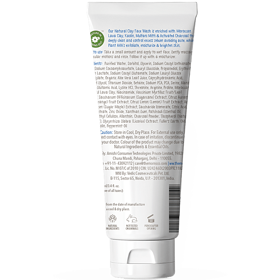 The Moms Co Natural Clay Face Wash