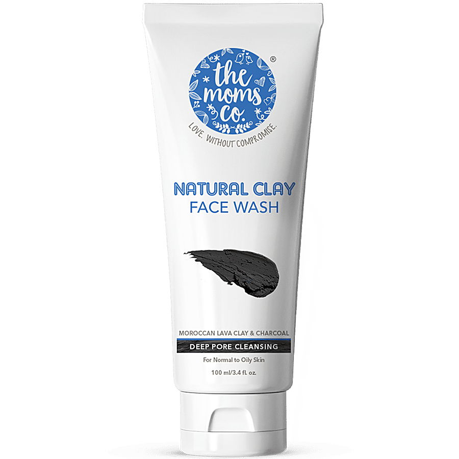 The Moms Co Natural Clay Face Wash