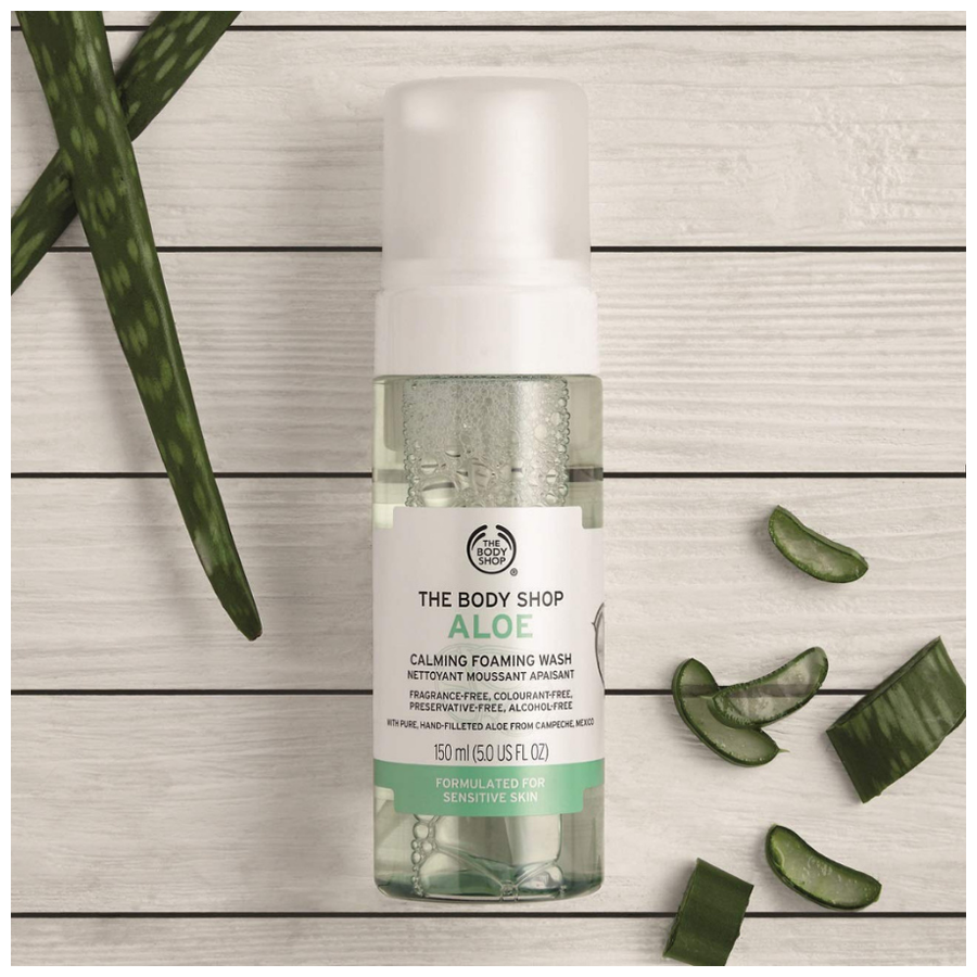 The Body Shop Aloe Calming Foaming Face Wash