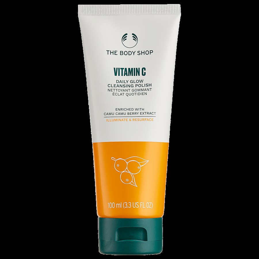 The Body Shop Face Wash Vitamin C Facial Cleansing Polish