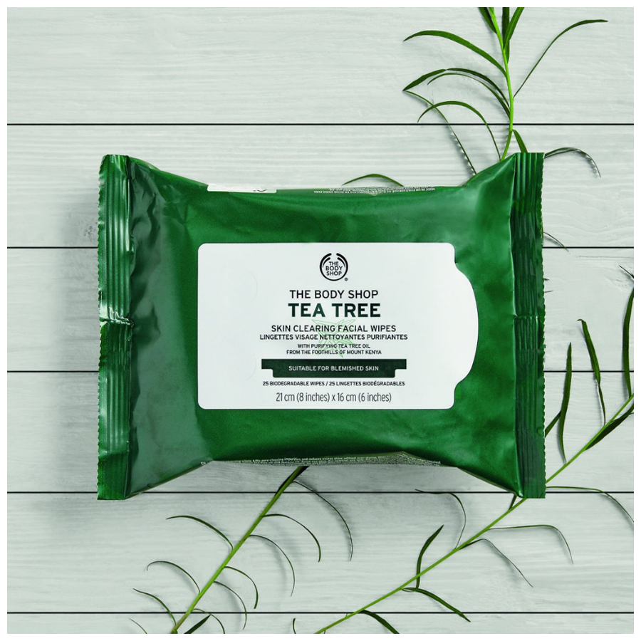 The Body Shop Tea Tree Cleansing Wipes