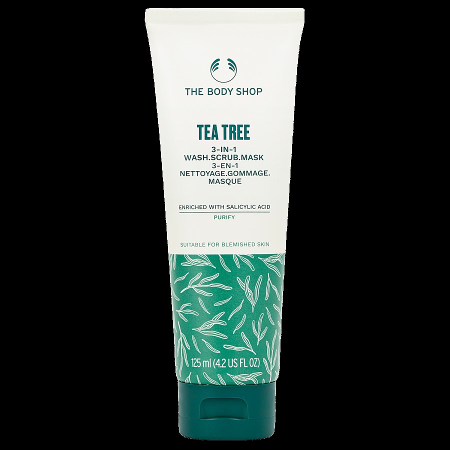 The Body Shop Wash Scrub - Tea Tree 3 In Mask