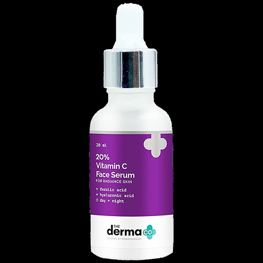 The Derma Co 20% Vitamin C Face Serum - With Ferulic & Hyaluronic Acid