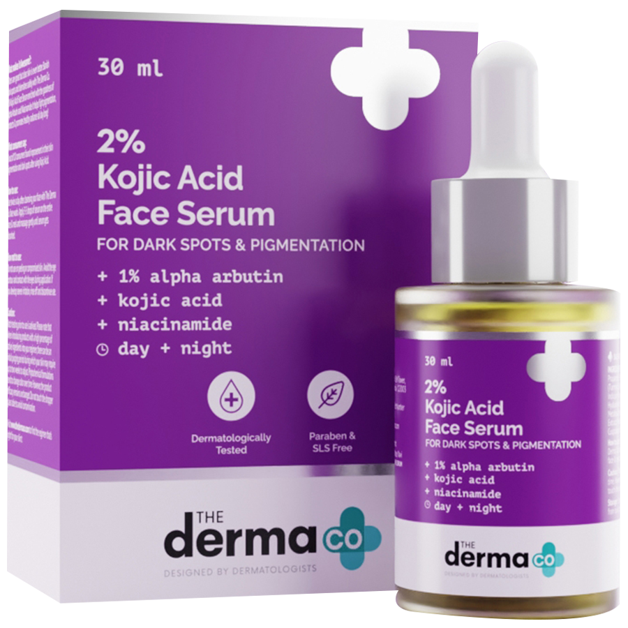 The Derma Co 2% Kojic Acid Face Serum - With Alpha Arbutin & Niacinamide