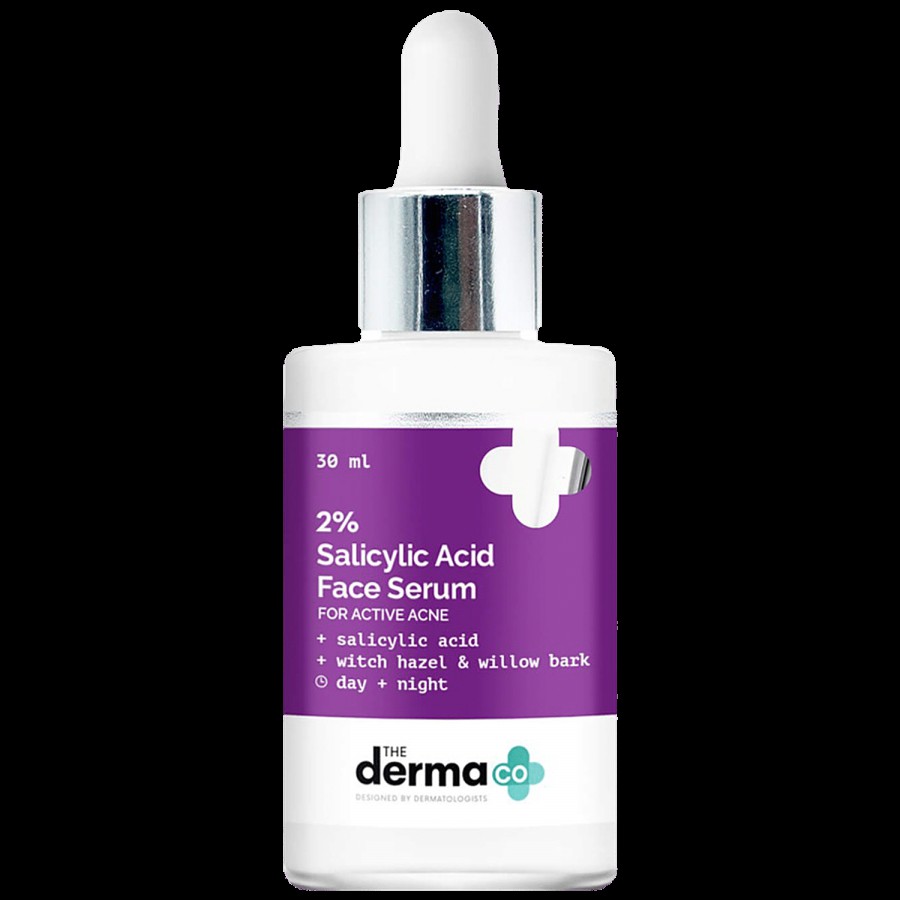 The Derma Co 2% Salicylic Acid Face Serum - With Witch Hazel & Willow Bark