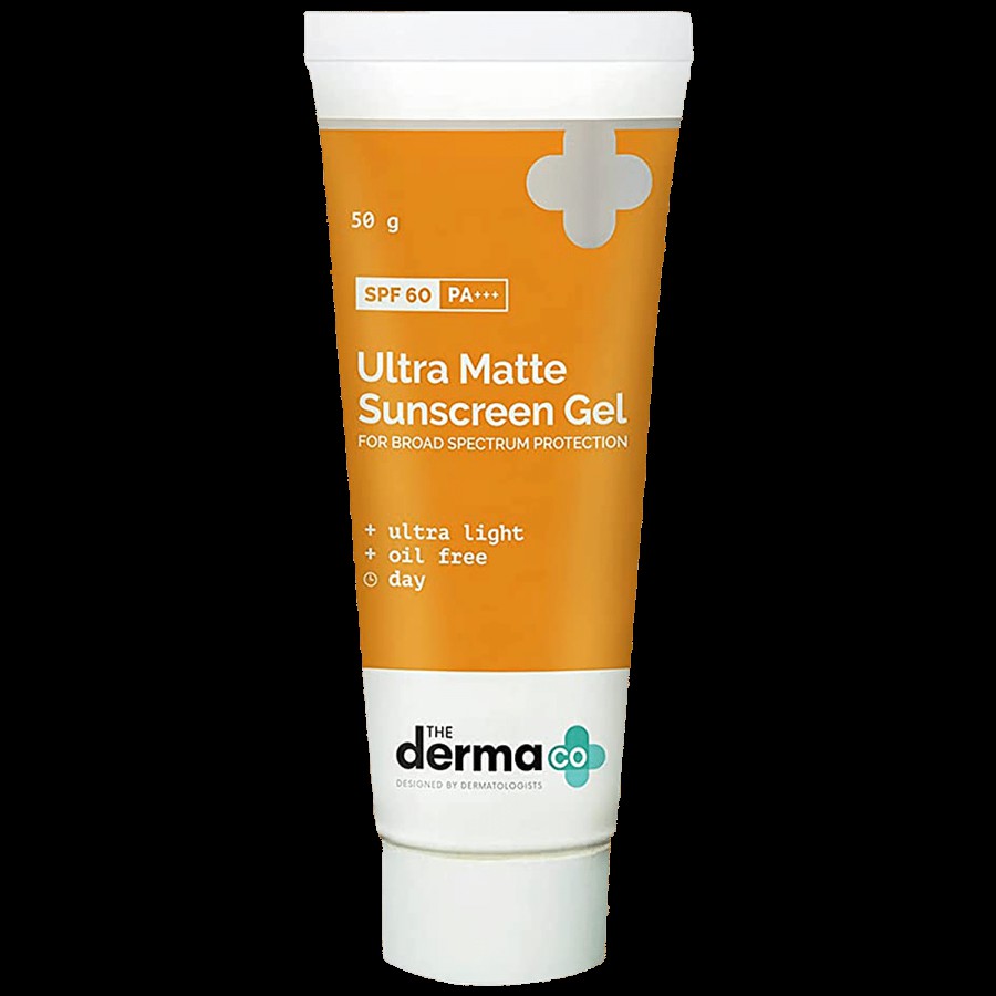 The Derma Co Ultra Matte Sunscreen Gel - SPF 60