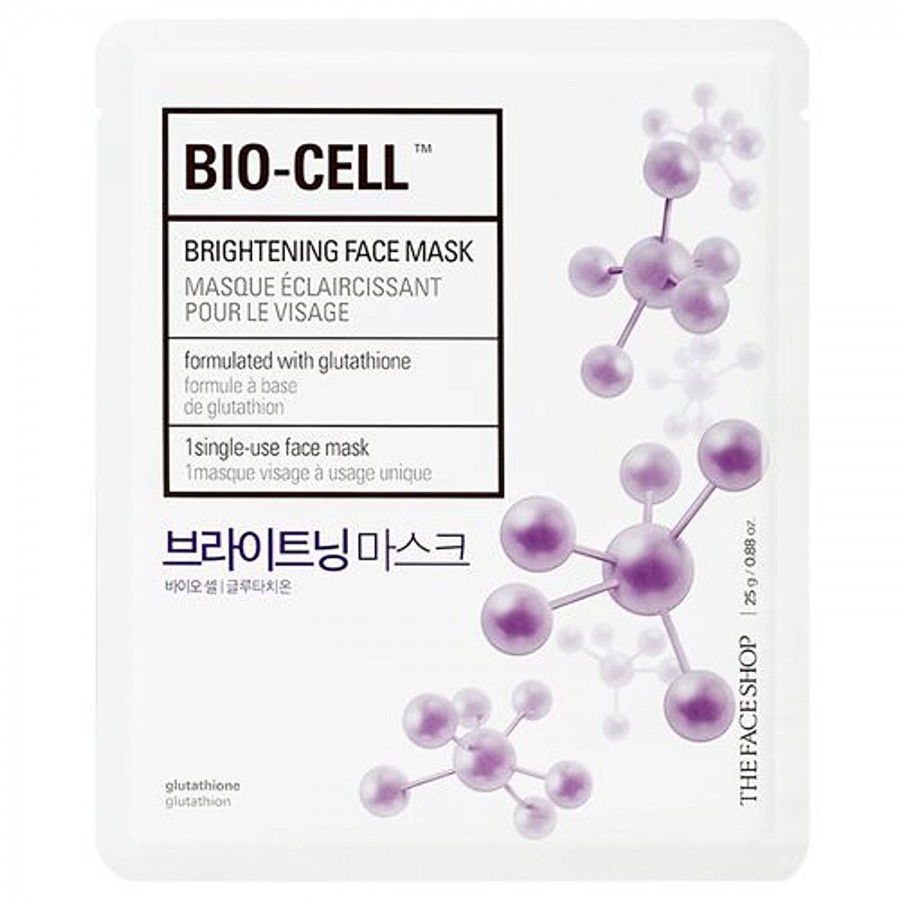 The Face Shop Bio-Cell Brightening Face Mask - with Coconut Gel