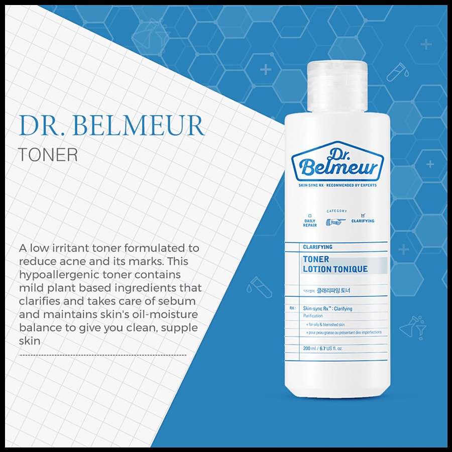 The Face Shop Dr.Belmeur Clarifying Toner - For Oily & Blemished Skin