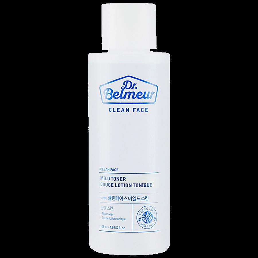 The Face Shop Dr. Belmeur Clean Face Mild Toner - Soothes Sensitive Skin