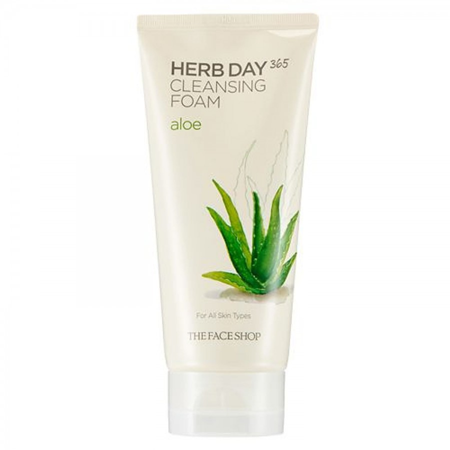 The Face Shop Herb Day 365 Cleansing Foam Aloe