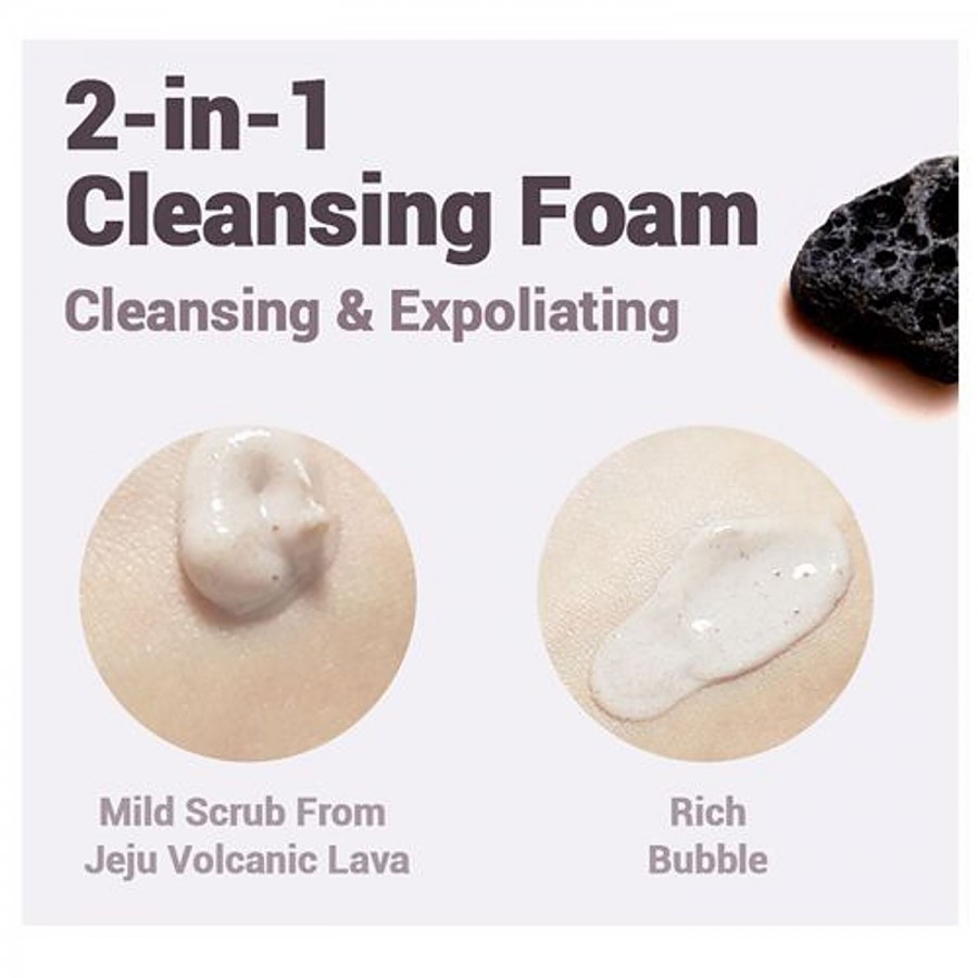 The Face Shop Jeju Volcanic Lava Scrub Foam