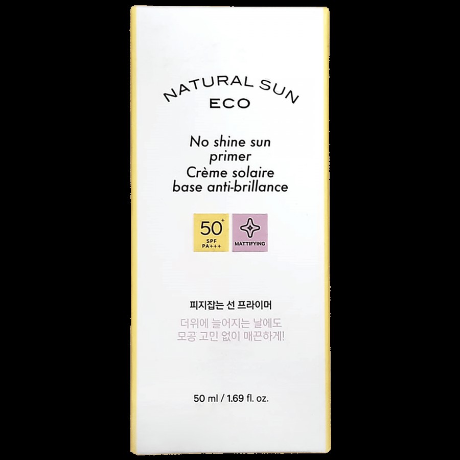 The Face Shop Natural Sun Eco No Shine Primer - Smoothens Pores