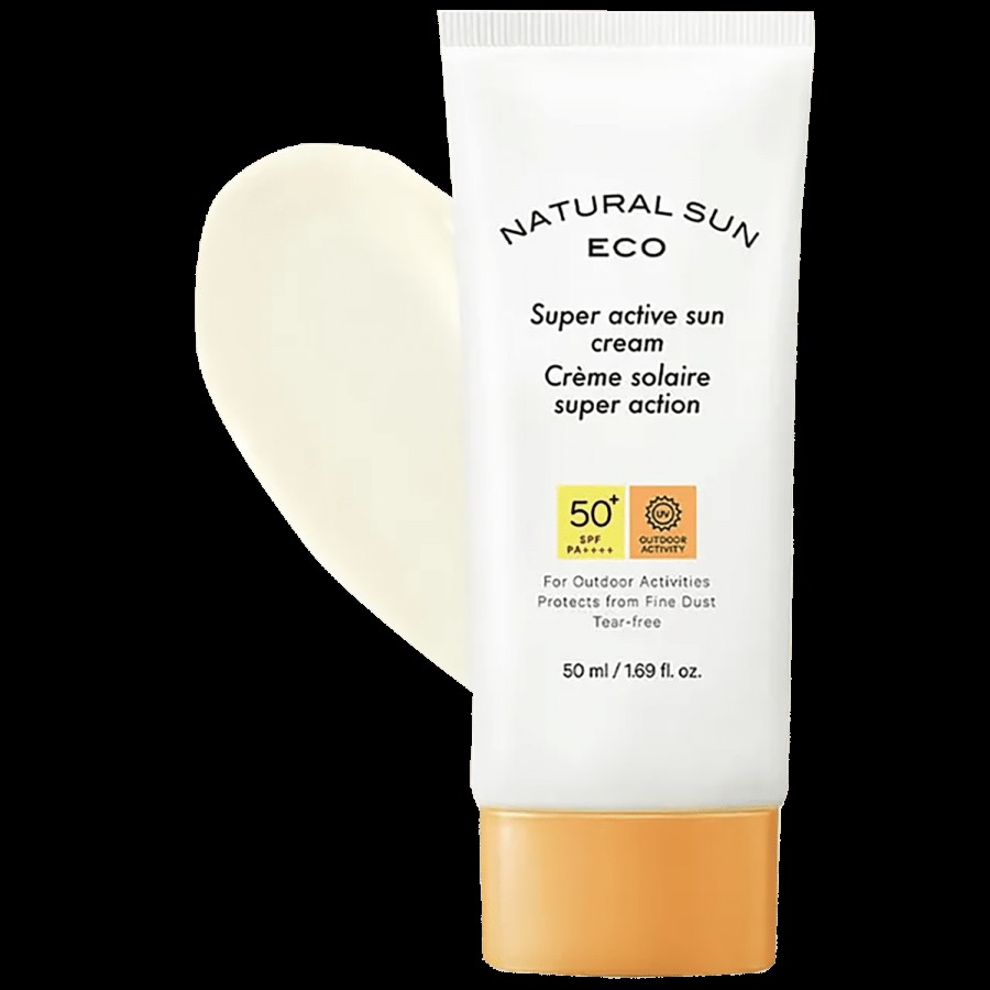 The Face Shop Natural Sun Eco Super Active Cream - Sweat Proof