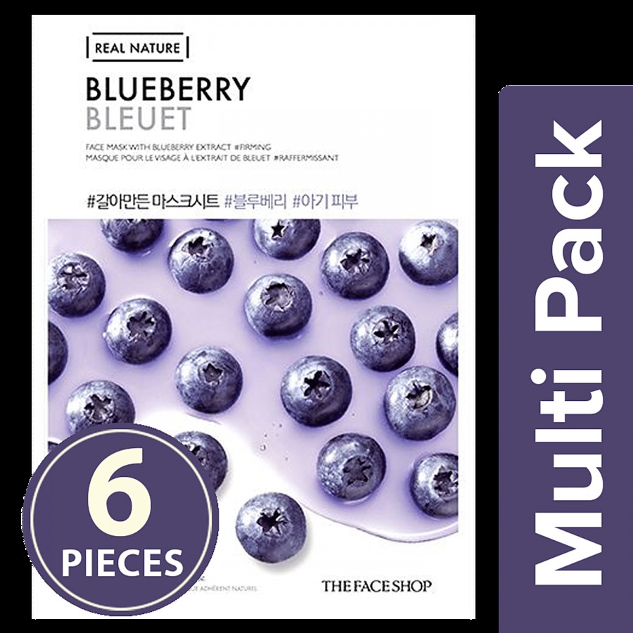 The Face Shop Real Nature Blueberry Face Mask