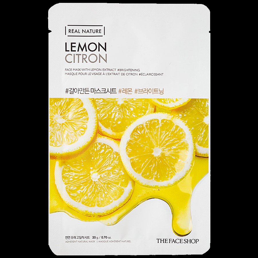 The Face Shop Real Nature Lemon Face Mask