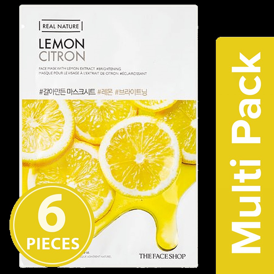 The Face Shop Real Nature Lemon Face Mask