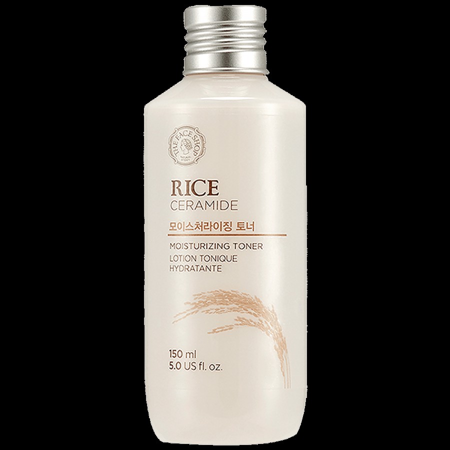 The Face Shop Rice Ceramide Moisturizing Toner - Brightens & Retains Skin Moisture