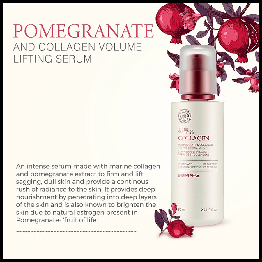 The Face Shop Volume Lifting Serum - Pomegranate & Collagen