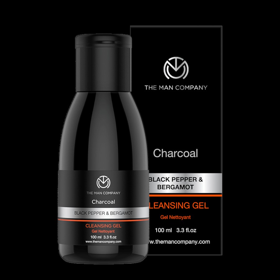 The Man Company Charcoal Cleansing Gel For Dark Spots