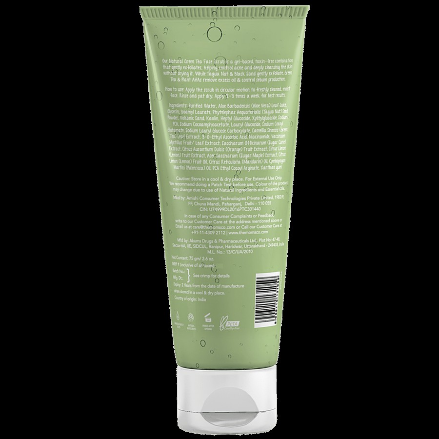 The Moms Co Natural Green Tea Face Scrub