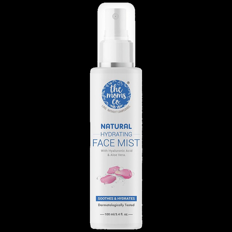 The Moms Co Natural Hydrating Face Mist - Hyaluronic Acid & Aloe Vera