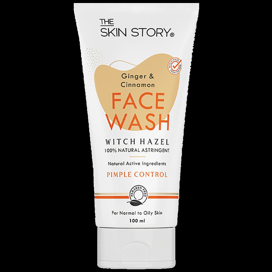 The Skin Story Ginger & Cinnamon Facewash - Pimple Control