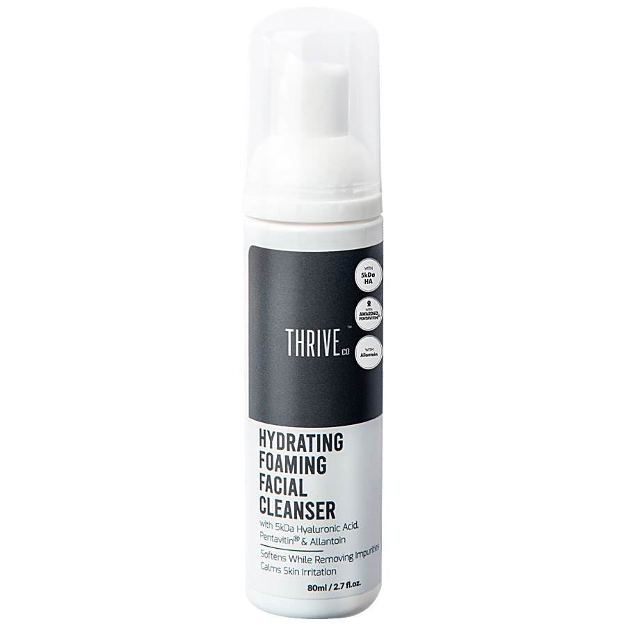 ThriveCo Hydrating Foaming Facial Cleanser - Removes Impurities