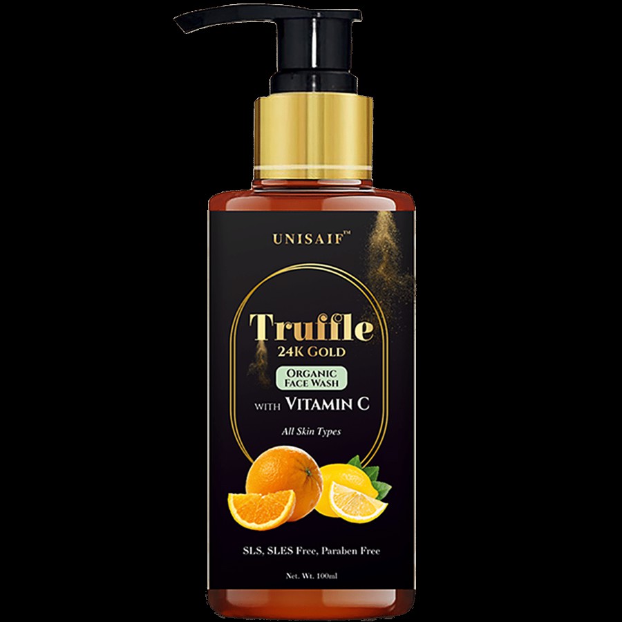 Unisaif Truffle 24K Gold Organic Facewash -  Vitamin C