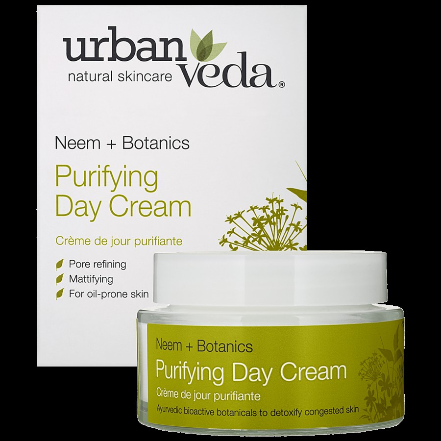 Urban Veda Purifying Ayurvedic Day Cream - Neem + Botanics