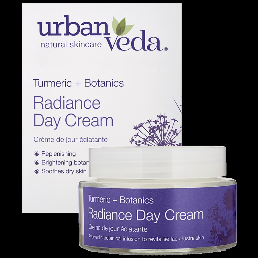 Urban Veda Radiance Ayurvedic Day Cream - Turmeric + Botanics