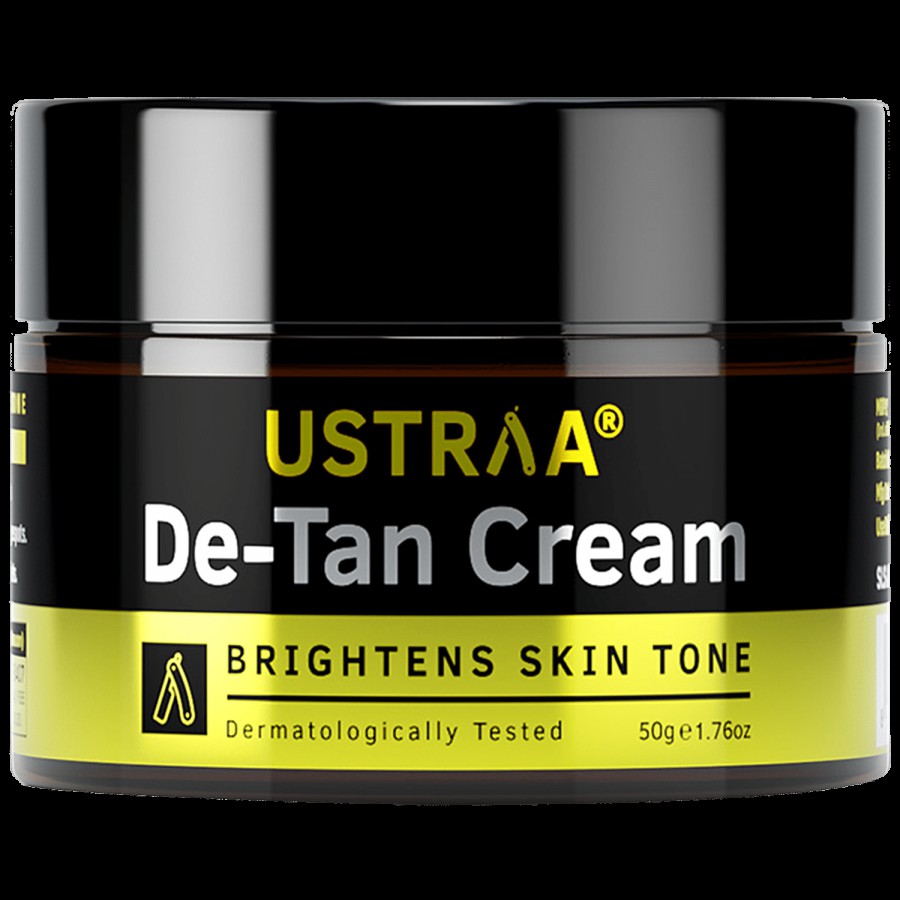 Ustraa De-Tan Cream - Brightens Skin & Reduces Tan